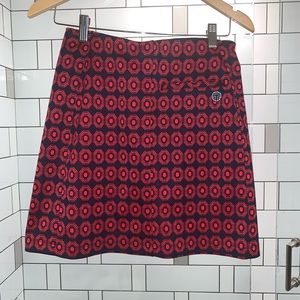 Tory Burch Sport Golf Skirt NWT Red/Navy